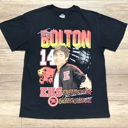 Troy Bolton High School Musical Zac Efron Disney Movie Promo T Shirt Adult L