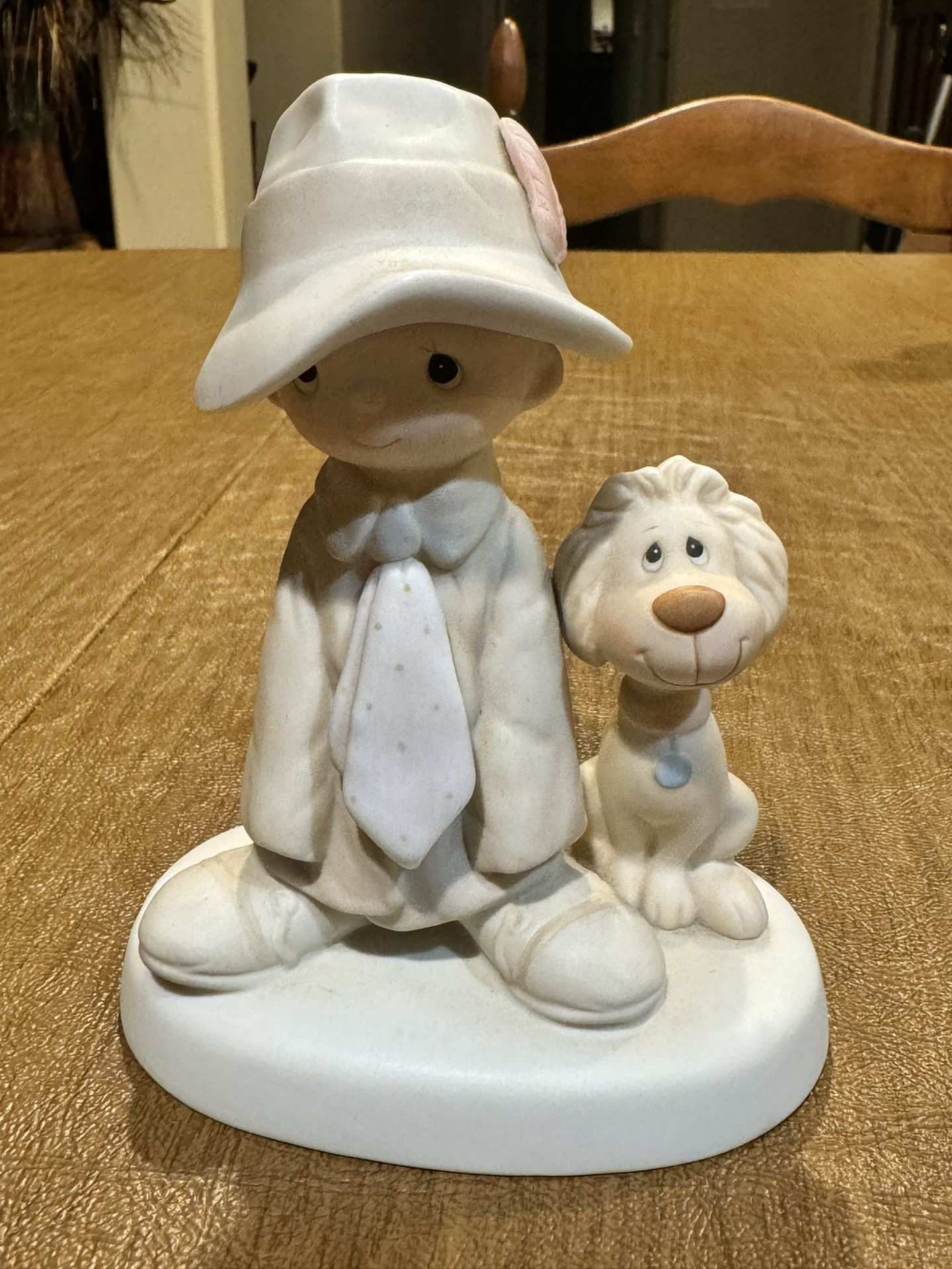 Precious Moments To a Special Dad E-5212 Figurine Dog 1980 Vintage