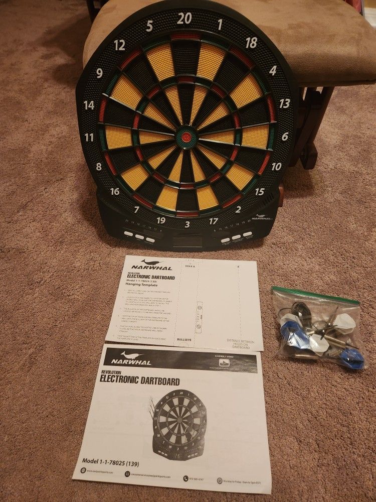 Electronic Dart Board, Never Used