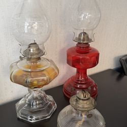 Vintage Oil Lamps
