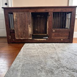 Used Real Wood Dog Kennel 