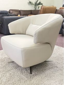 Chair Leather swivel / BRYSON /
