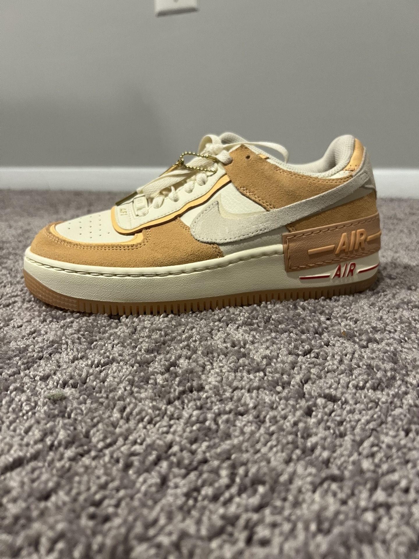 Nike Air Force r1 Shadow Coconut Milk/Light Curry – Size 1/2