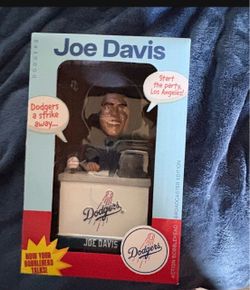 Joe Davis LA Dodgers Broadcaster Bobblehead