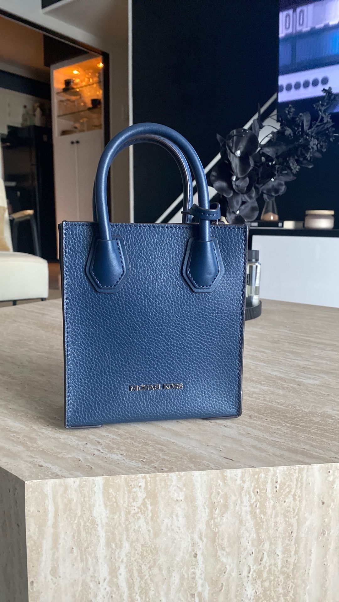 Blue Michael Kors Purse