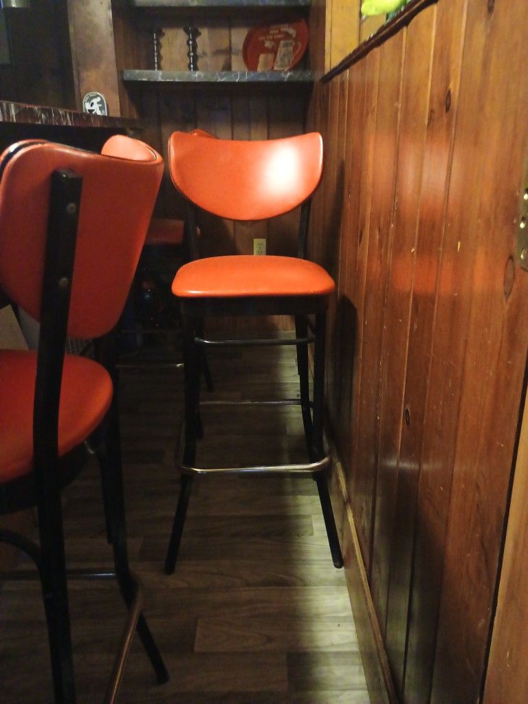 Set Of Three Bar Stools