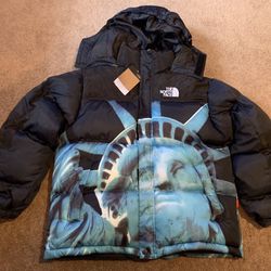 Supreme The North Face Statue of Liberty Baltoro Jacket Size Large Black 