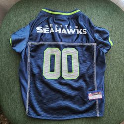 Seattle Seahawks Dog Jersey Medium