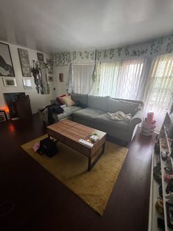 Couch and table