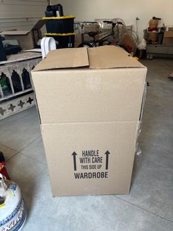 Large Wardrobe Moving Box