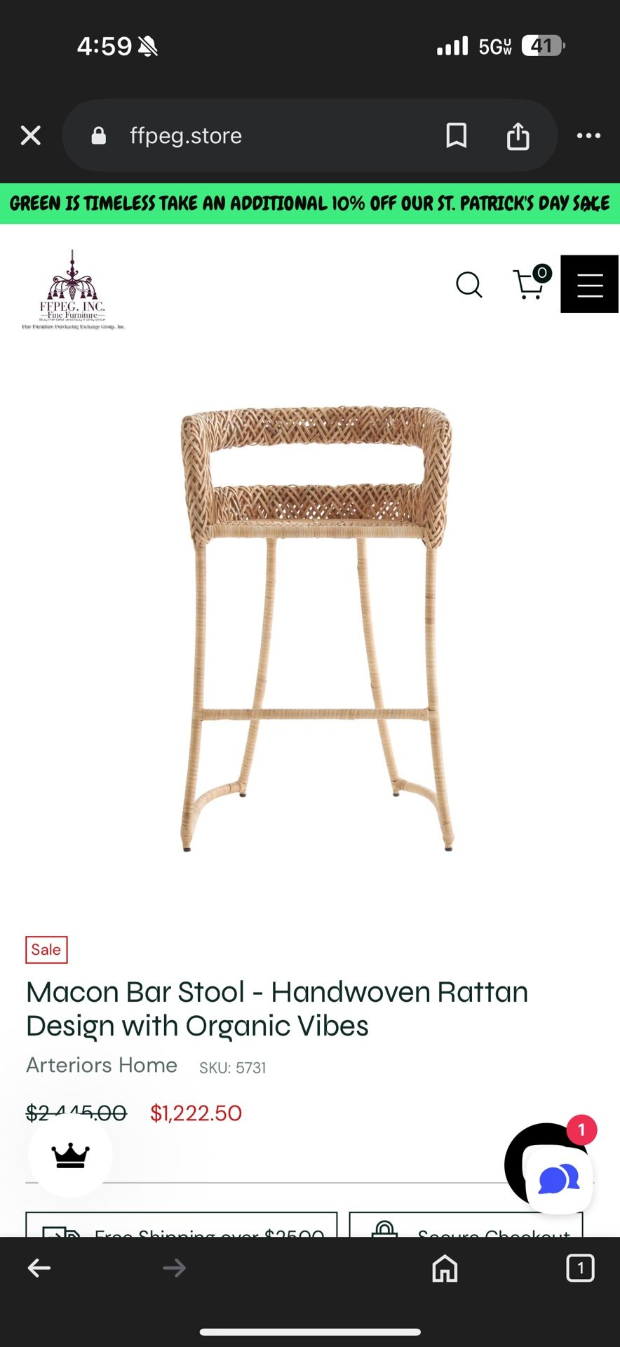 Macon Bar Stools (Set Of 3)