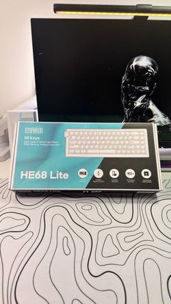 Epomaker HE68 Lite 65% Hall Effect Gaming Keyboard New Sealed