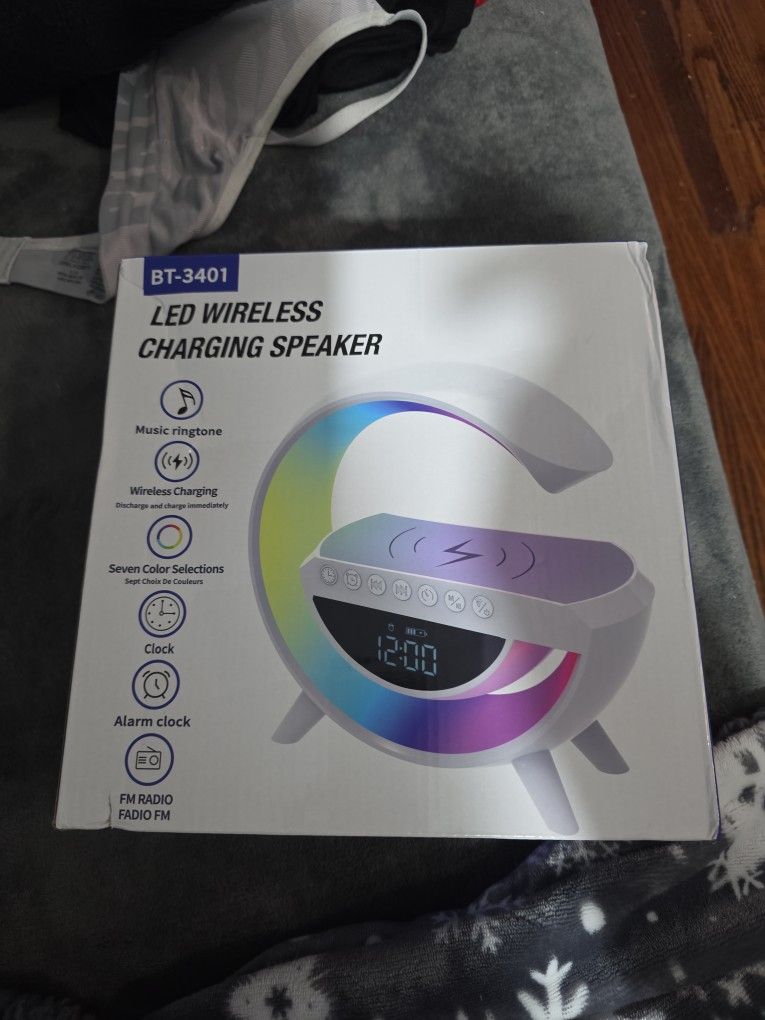 LED WIRELESS CHARGING  SPEAKER