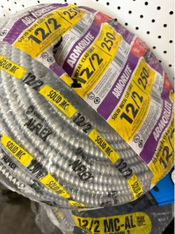 New MC Metal clad cable 12/2