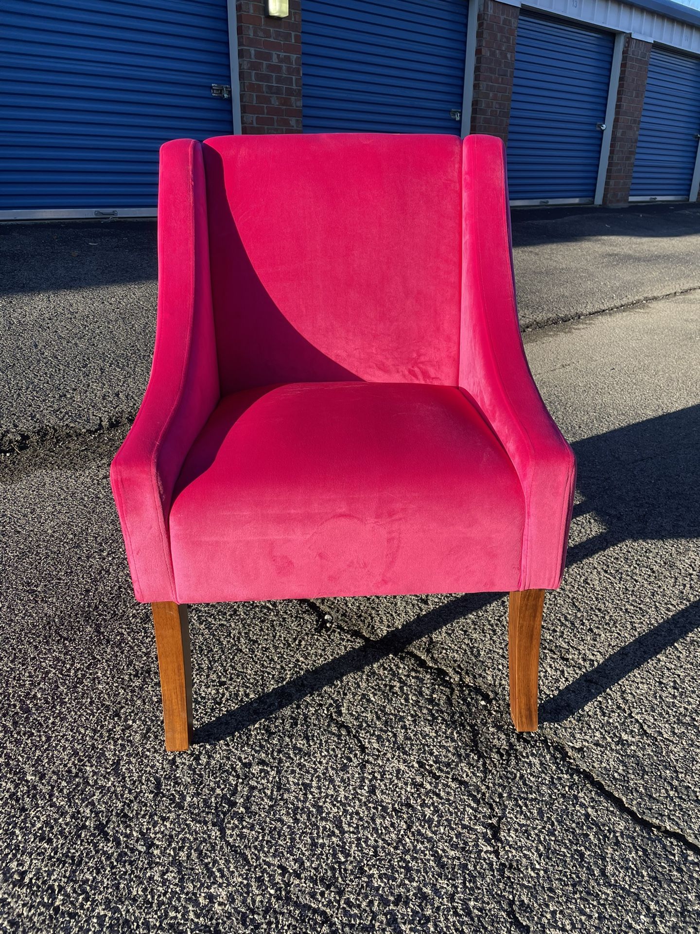 Vibrant Pink Accent Chair