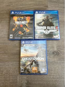Sealed PlayStation 4 Games Bundle