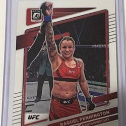 2022 Donruss Optic UFC #45 Raquel Pennington Mixed Martial Arts Card