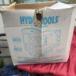 Hydrotools ABS Wide Mouth Through Wall Skimmer with Brace Pool Part #8939AG