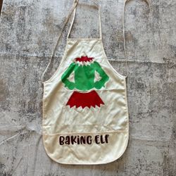 Baking elf apron