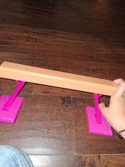 Barbie gymnastics toy