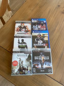PS3 and ps4 games