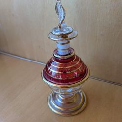 Vintage Egyptian Glass Perfume Bottle