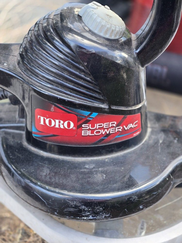 Toro Weed Blower. It's Electric But Not Cordless