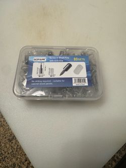Cabinet Shelf Support Pegs, Self-Tapping Screws