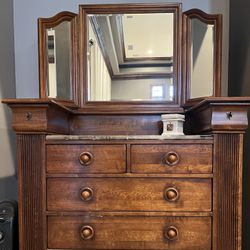 Armoire Dresser With Mirror