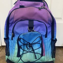 Pottery Barn Ombre Full-Sized Rolling Backpack