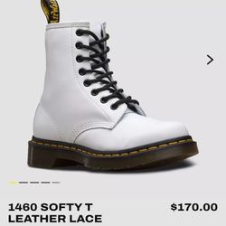 Dr. Martens Women’s Size 10 1460 SOFTY T LEATHER LACE UP BOOTS  Worn once for senior photos.  Originally - $170 Asking - $85