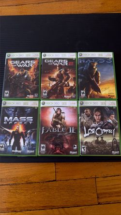 6 Xbox 360 games