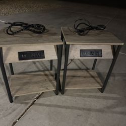 Night Stand W/ Outlet