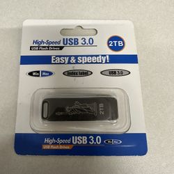 2TB usb 3.0 Flash Memory Stick, New
