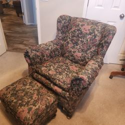 Chair And Ottoman 