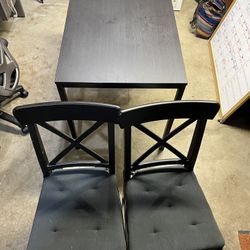 1 Table and Two Chairs 