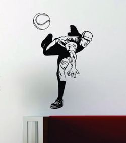 PRE MADE Wall Decal Home Decor Baseball Sports