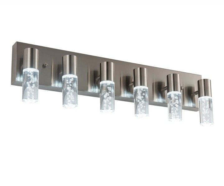VOTAG BATHROOM VANITY LIGHT FIXTURE MODEL NUMBER VV-1A-6-48W. DIMENSIONS 24"L X 3.54"W X 7.47"H