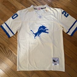 Mitchell Ness Detroit Lions Barry Sanders Throwback Jersey Size L