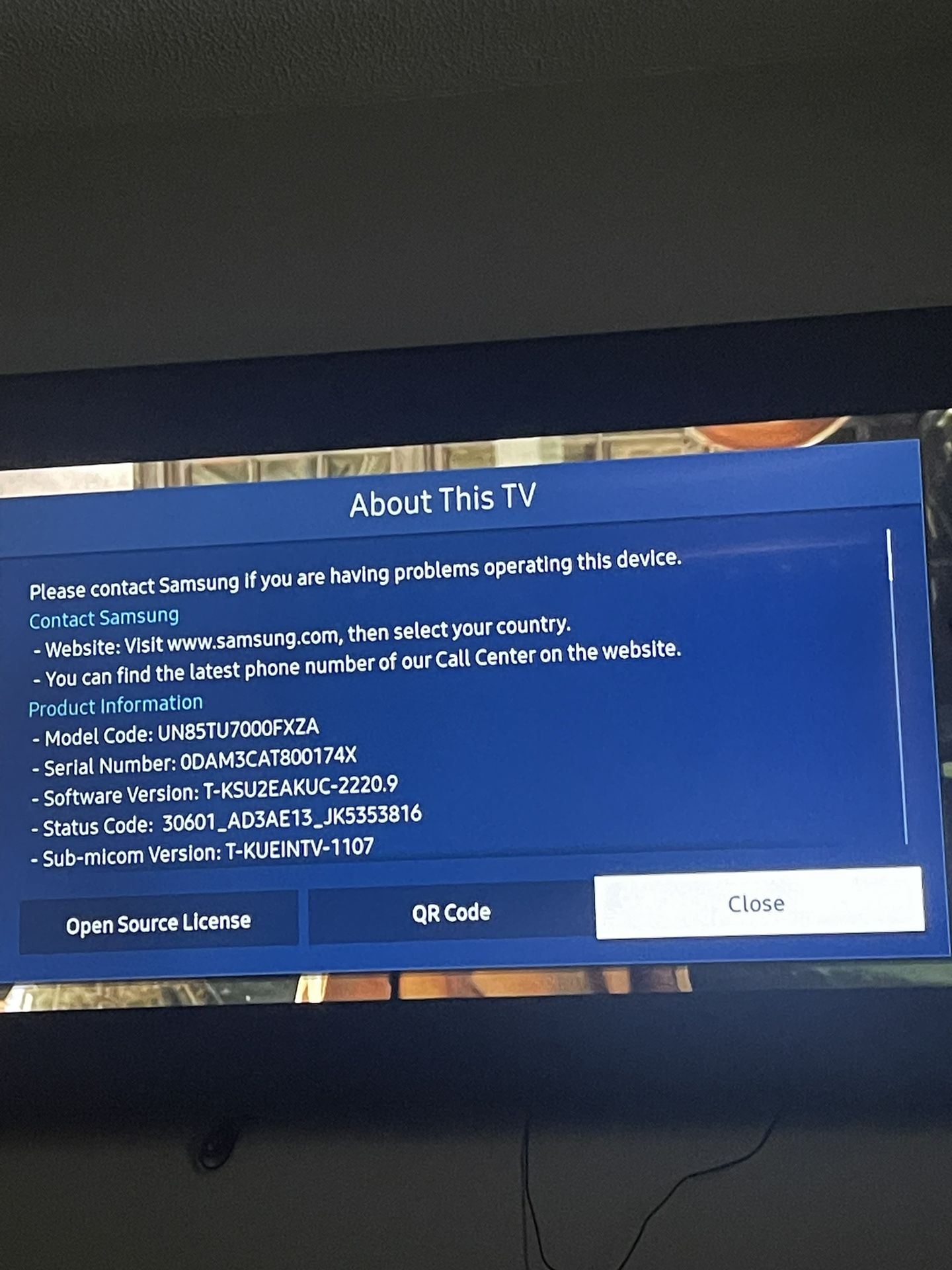 Tv Smart Samsung 85
