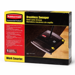 Rubbermaid FG421588BLA Brushless Sweeper – Tile/Wood/Carpet