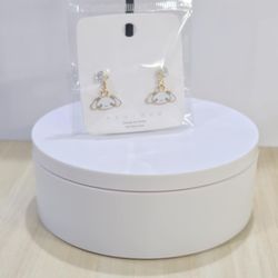 Cinnamon Roll Dangle Earings 