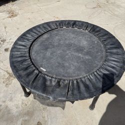 Black Mini Trampoline Rebounder