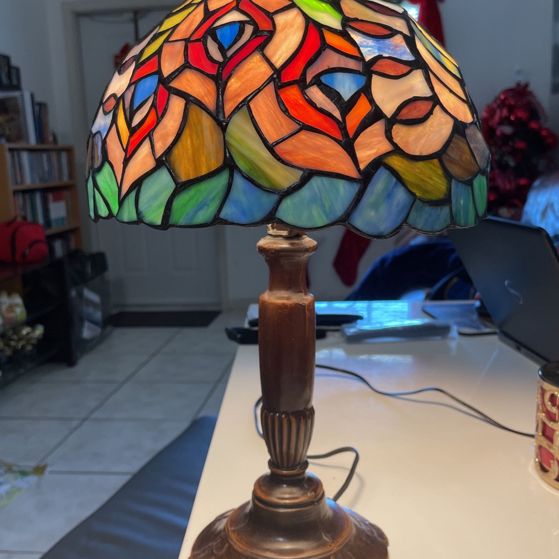 Lámpara Vitral. stained glass lamp