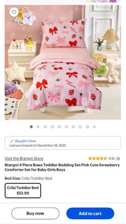 Standard Crib/Toddler bed sheet set