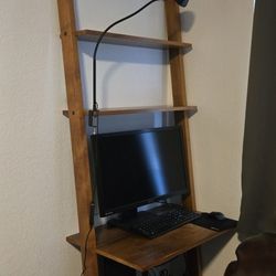 Desk.  Computer Desk.  Leaning Desk.