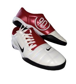 Nike Total 90 SP Mens Indoor Soccer Shoes White Gym Red Black HQ2851-100 No Box