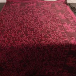 GORGEOUS Genuine 100% Pashmina Silk 28"x75" JAMAWAR Tassled Pink Shawl.

Elevate your fashion game with this exquisite 100% Pashmina silk shawl. 