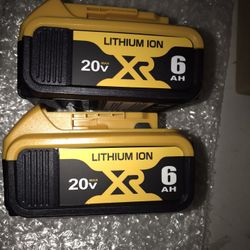 Dewalt Replacement Power Batteries For Dewalt Power Tools. 18-20 Volts. Brand New