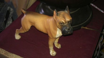 Boxer Dog Figurine